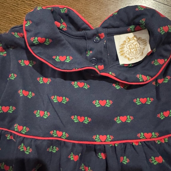 The Beaufort Bonnet Company Navy Dress with Red Floral Accents - Picture 3 of 3